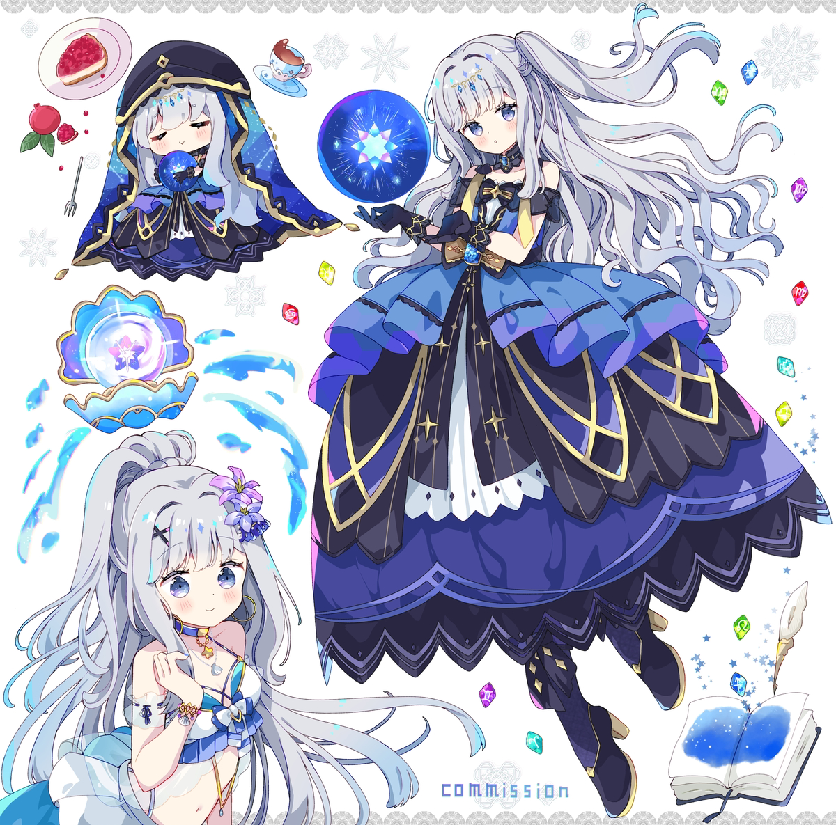 This is a pixiv picture whose title is 無題.