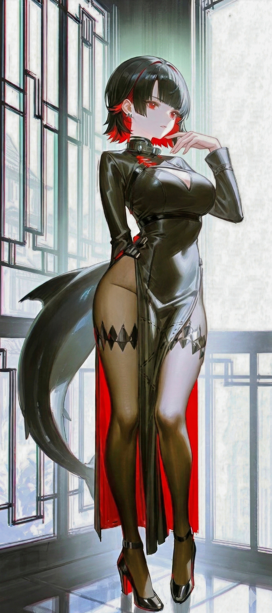 This is a pixiv picture whose title is チャイナドレスエレン.