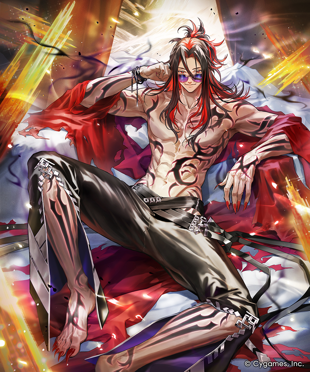 This is a pixiv picture whose title is 枯渇の神魔・アルメス.