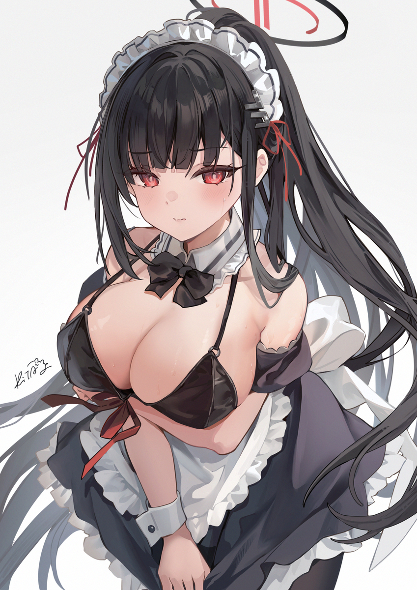 This is a pixiv picture whose title is メイドリオ.