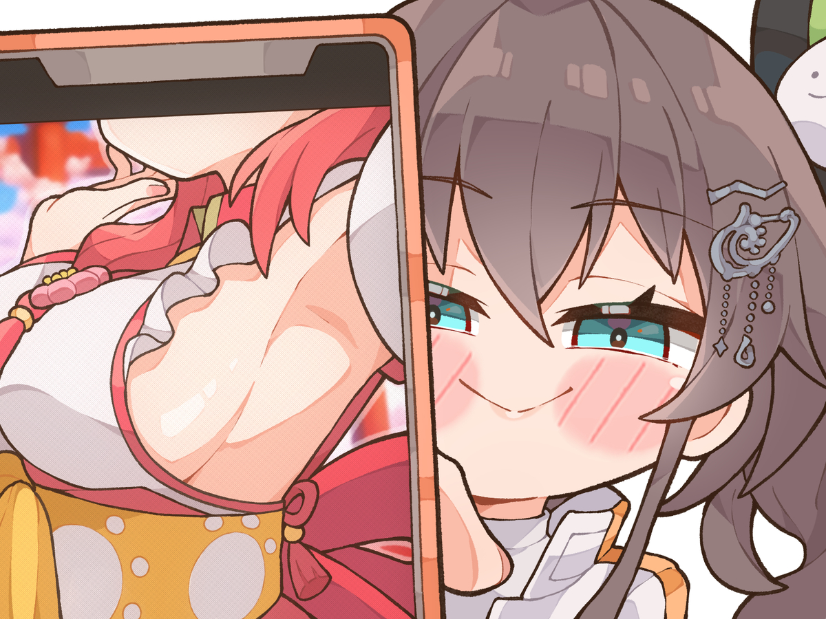 This is a pixiv picture whose title is 🖼️.