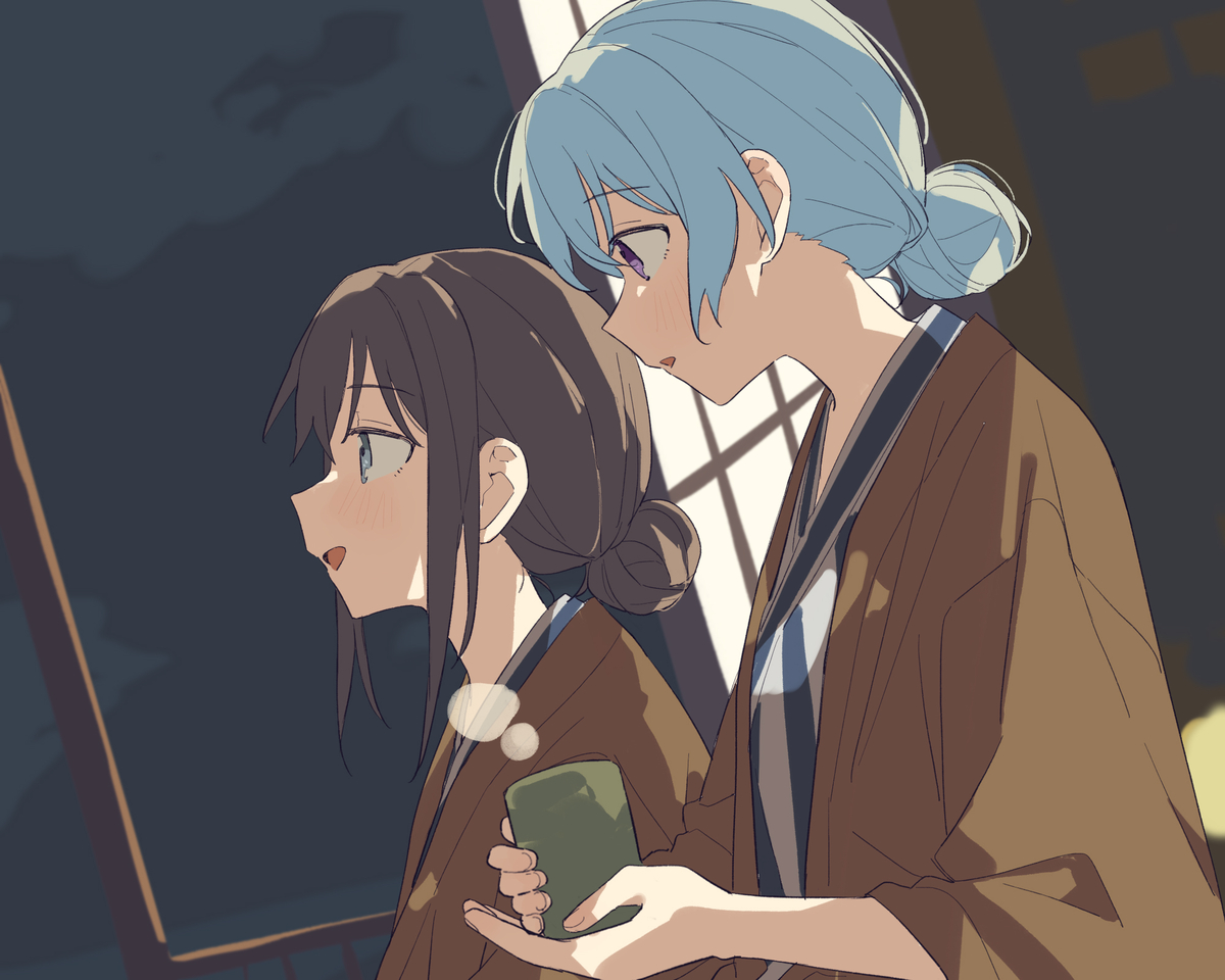 This is a pixiv picture whose title is ♨️.