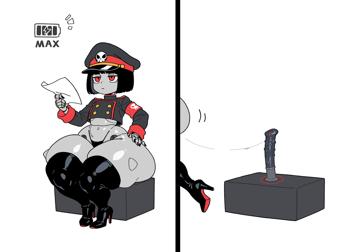 This is a pixiv picture whose title is 充电桩.