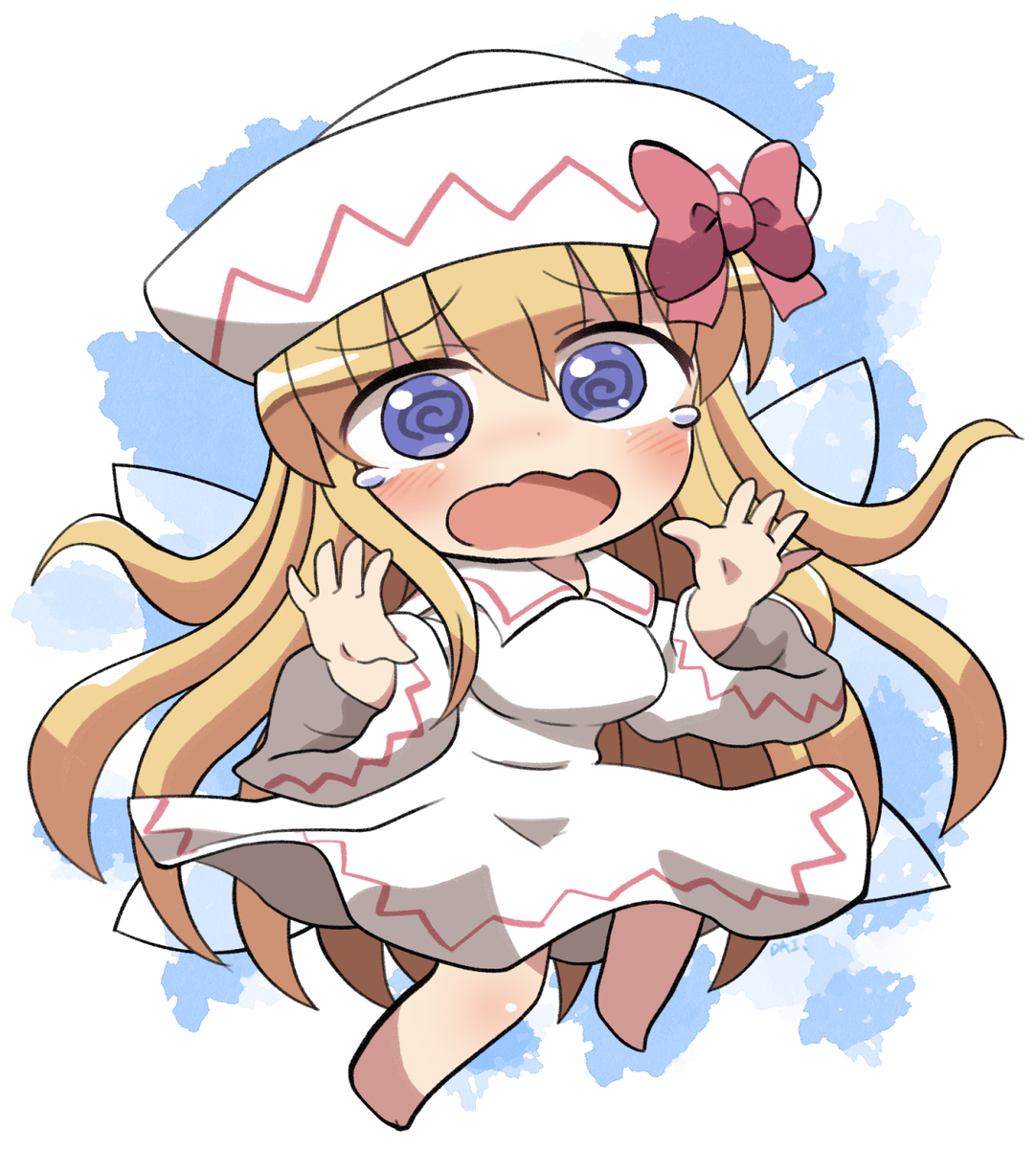 This is a pixiv picture whose title is 春が遠のいてあわあわリリーちゃん.