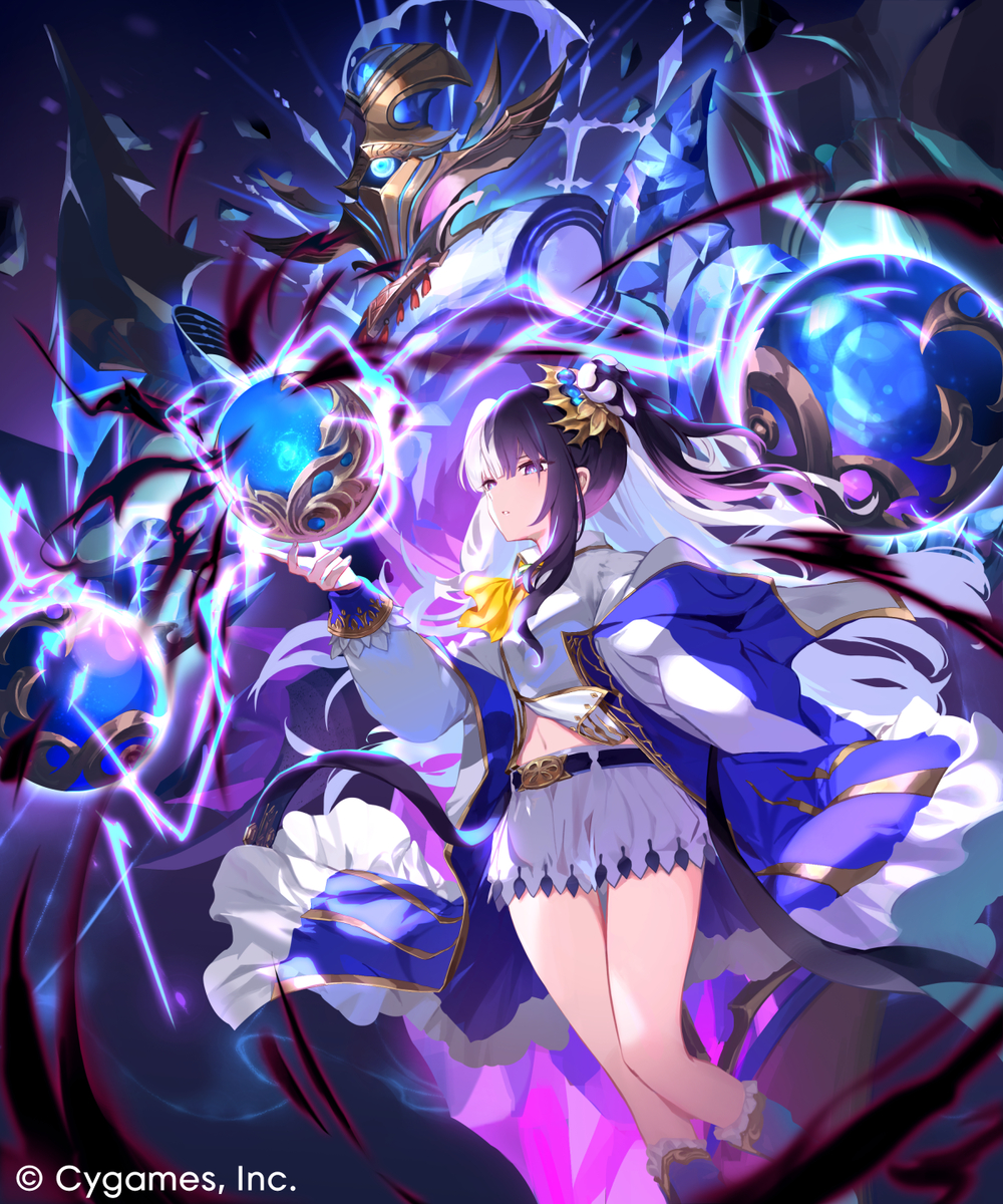 This is a pixiv picture whose title is 魔恋の天晶.