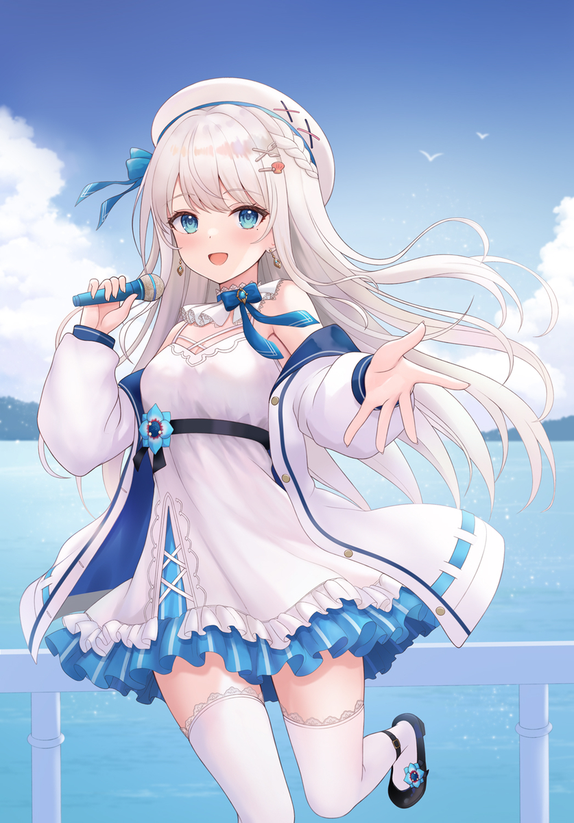 This is a pixiv picture whose title is 【Skeb】凪乃ましろ様.