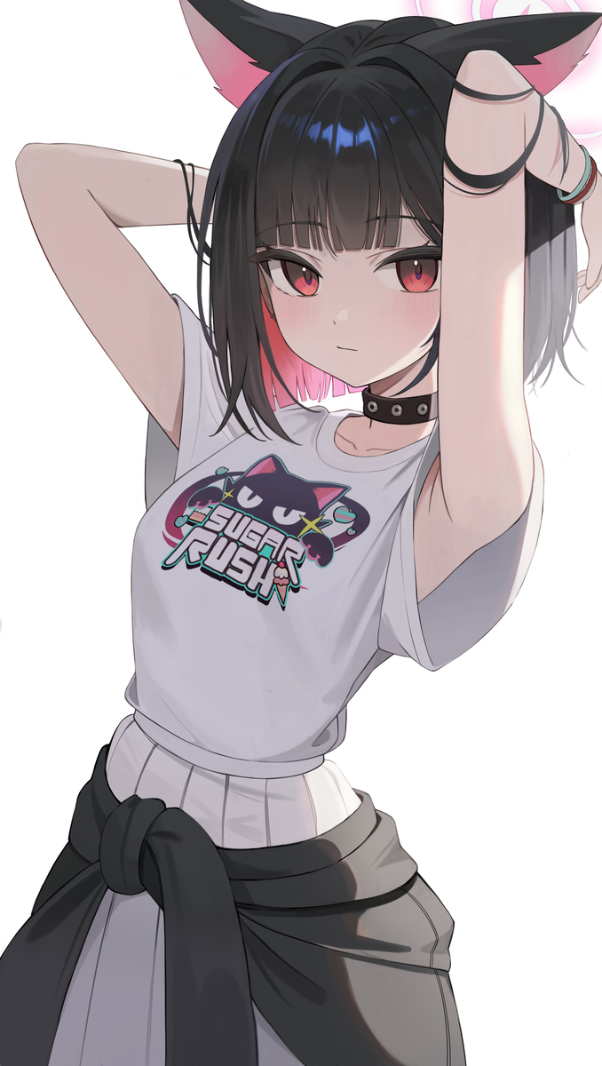 This is a pixiv picture whose title is 😾.