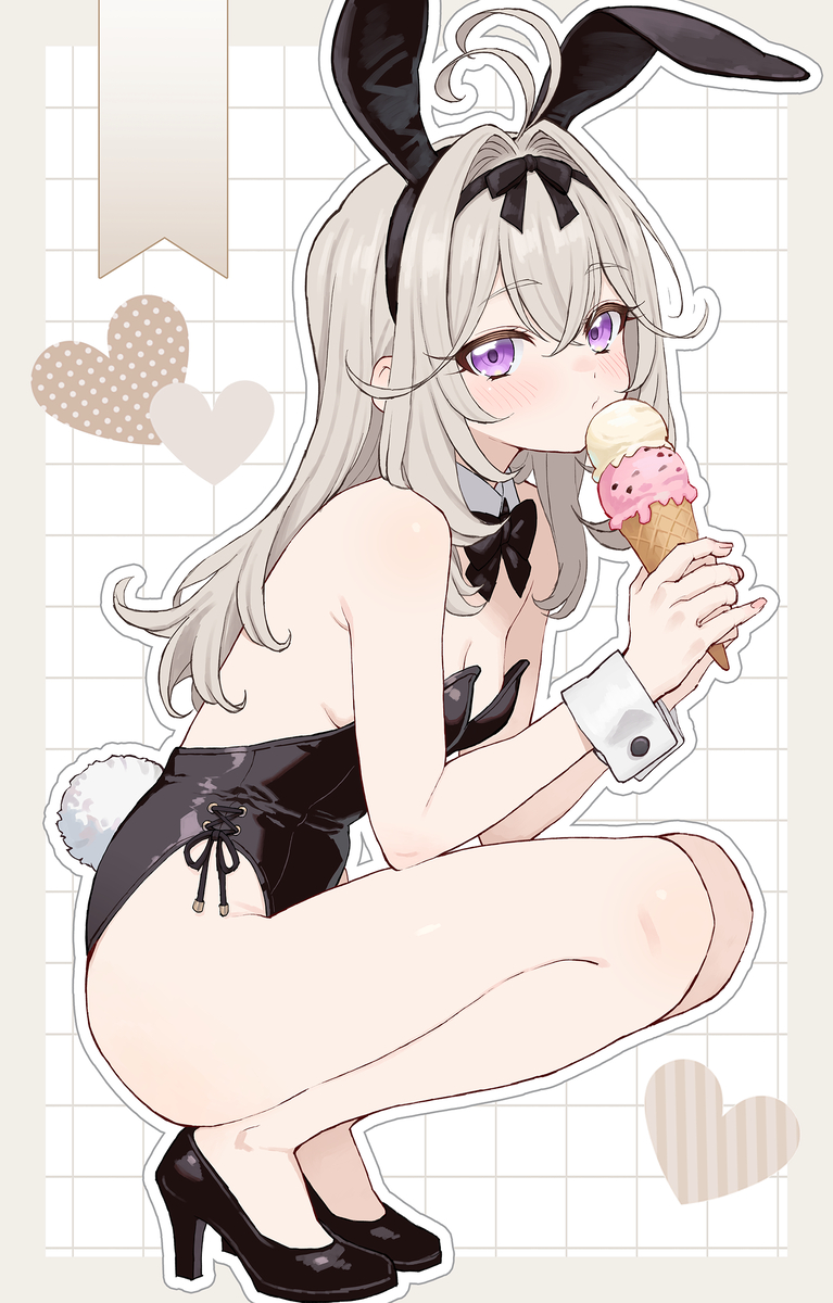 This is a pixiv picture whose title is バニーるるか.