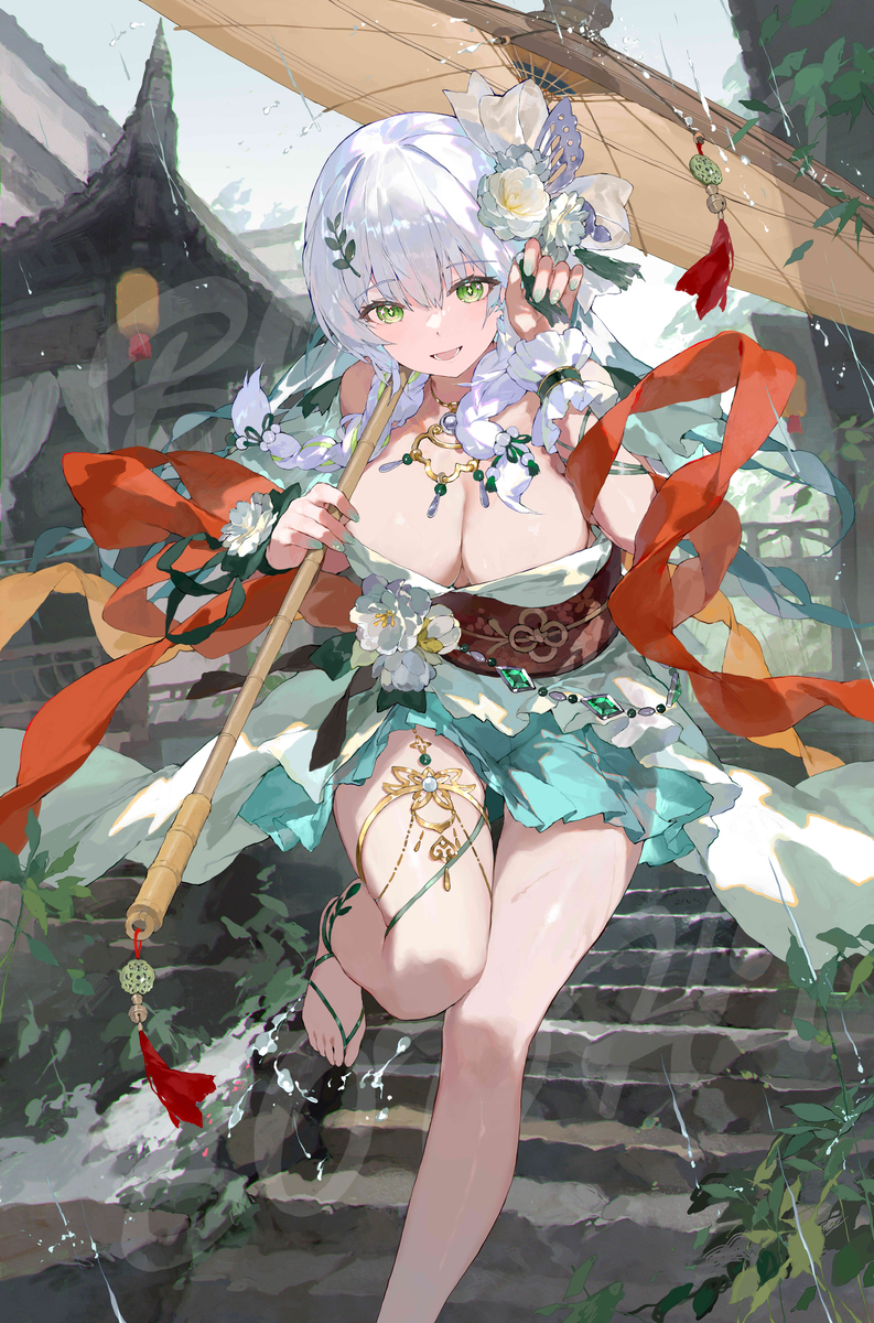 This is a pixiv picture whose title is 小雨.