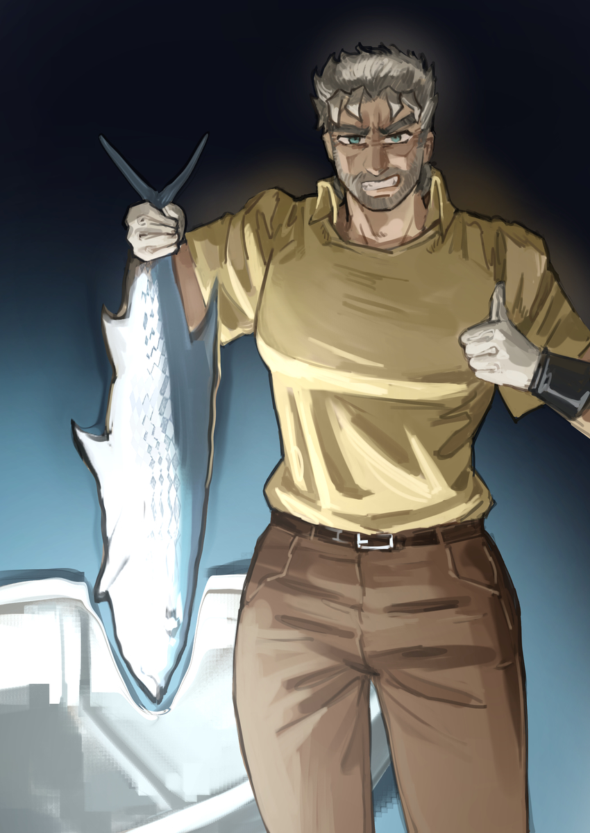 This is a pixiv picture whose title is 巨物！.