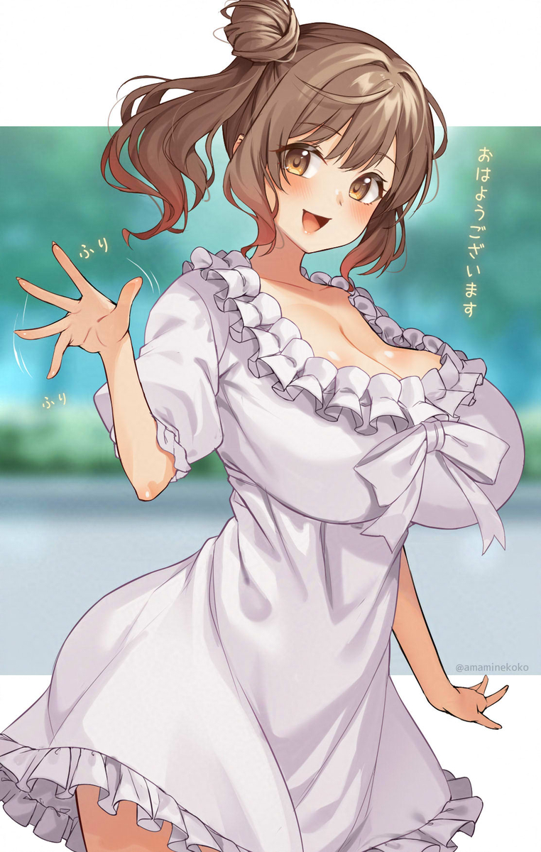 This is a pixiv picture whose title is さとうささらちゃんに毎日挨拶をもらいたい人生であった….