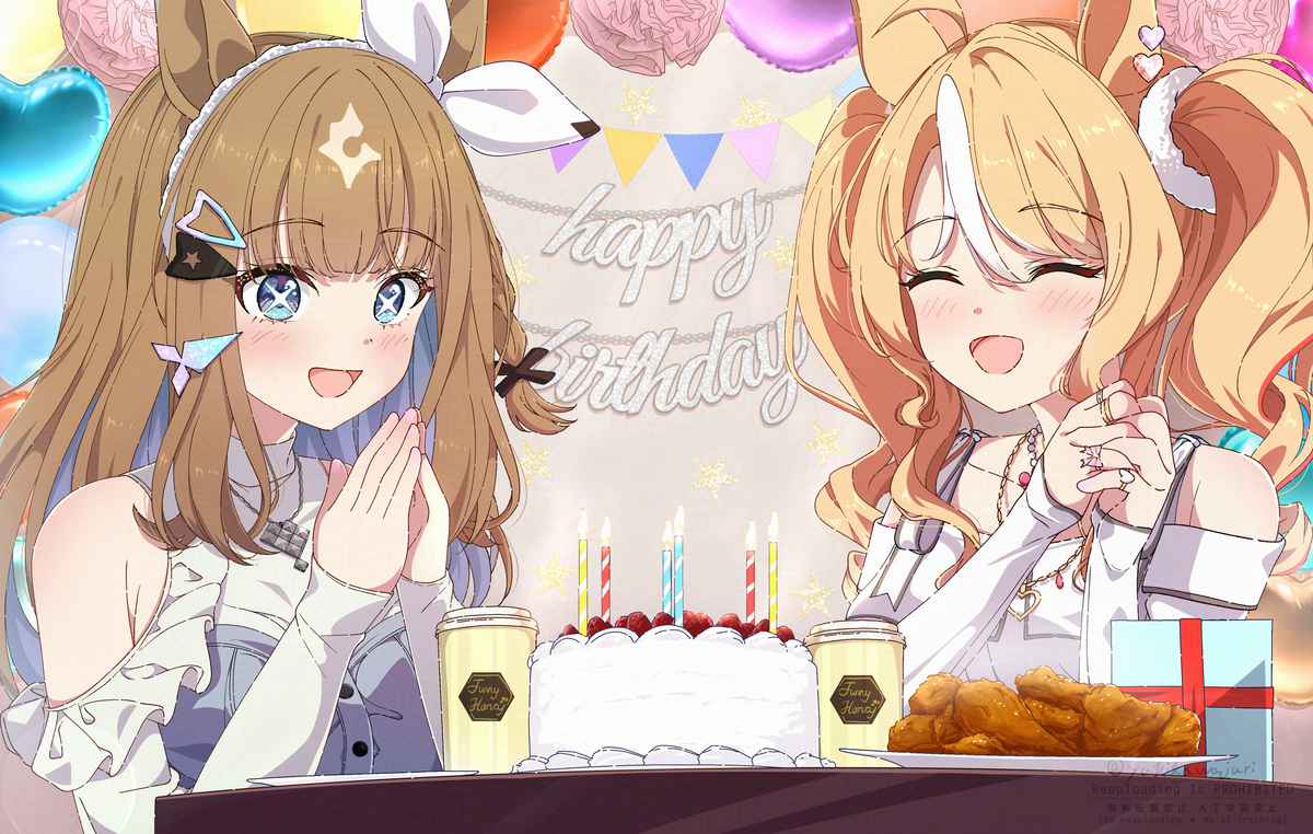This is a pixiv picture whose title is お誕生日.