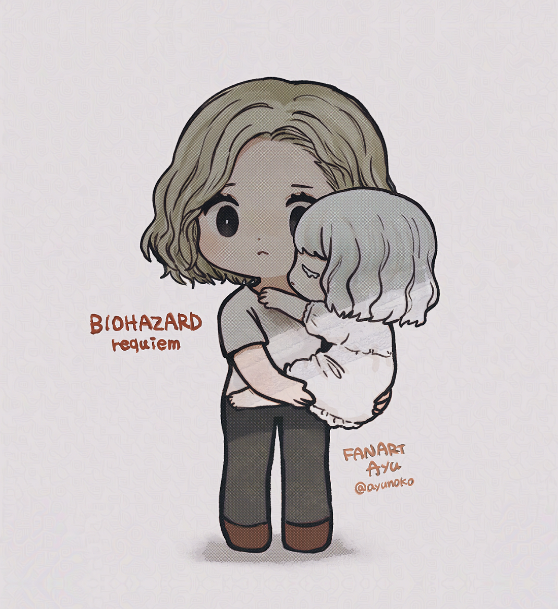 This is a pixiv picture whose title is Requiem.