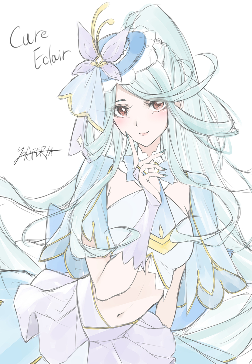 This is a pixiv picture whose title is キュアエクレール.