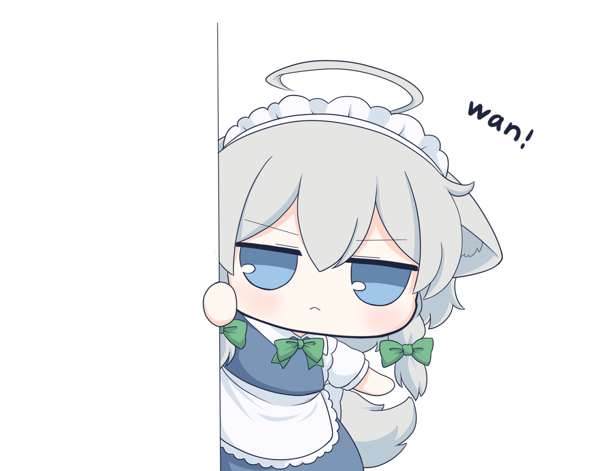 This is a pixiv picture whose title is チラ見いぬさくや.