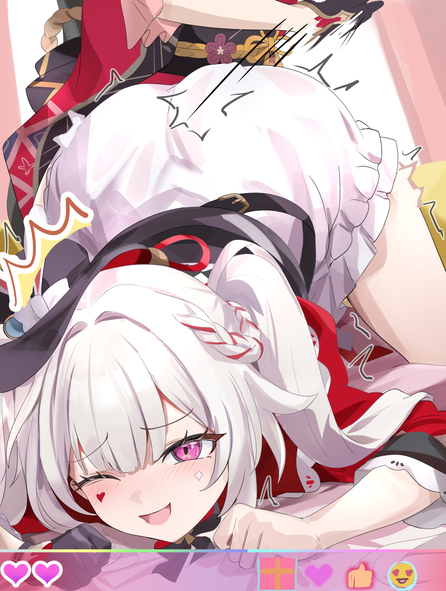 This is a pixiv picture whose title is 火花様お仕置き配信.