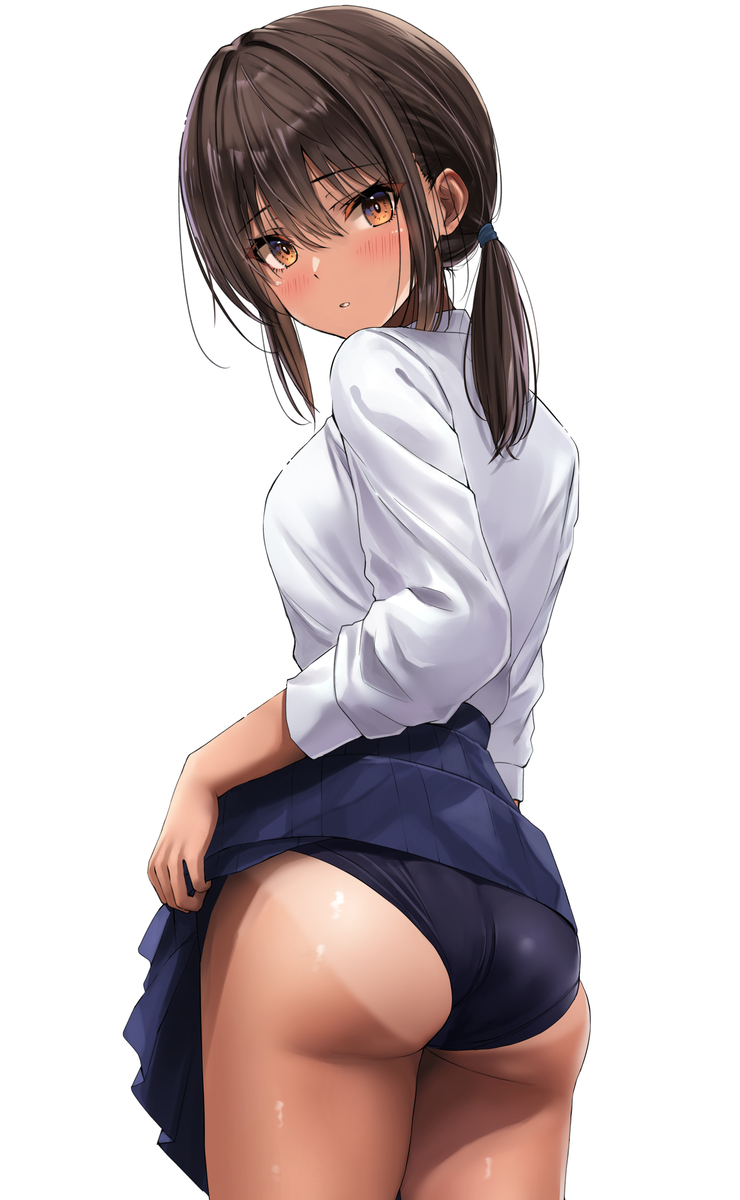 This is a pixiv picture whose title is 小麦ちゃんがブルマ見せてくれたやつ.