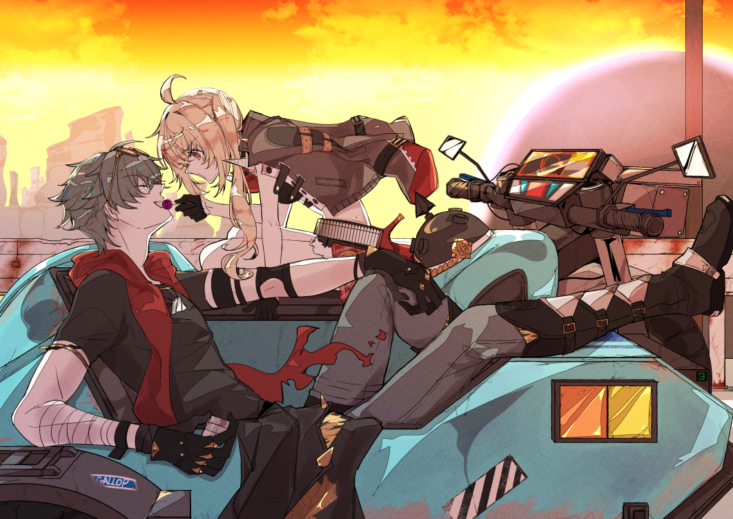 This is a pixiv picture whose title is イトルシアンソロ告知イラスト.