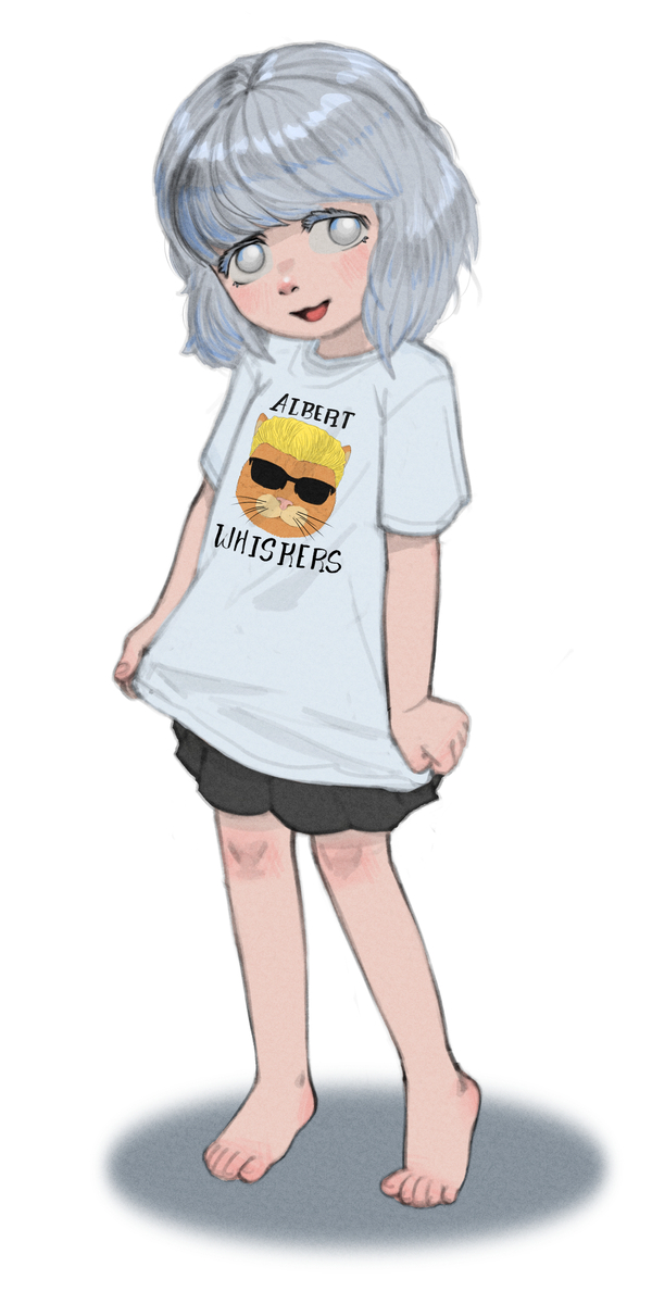 This is a pixiv picture whose title is Emily's New Shirt.