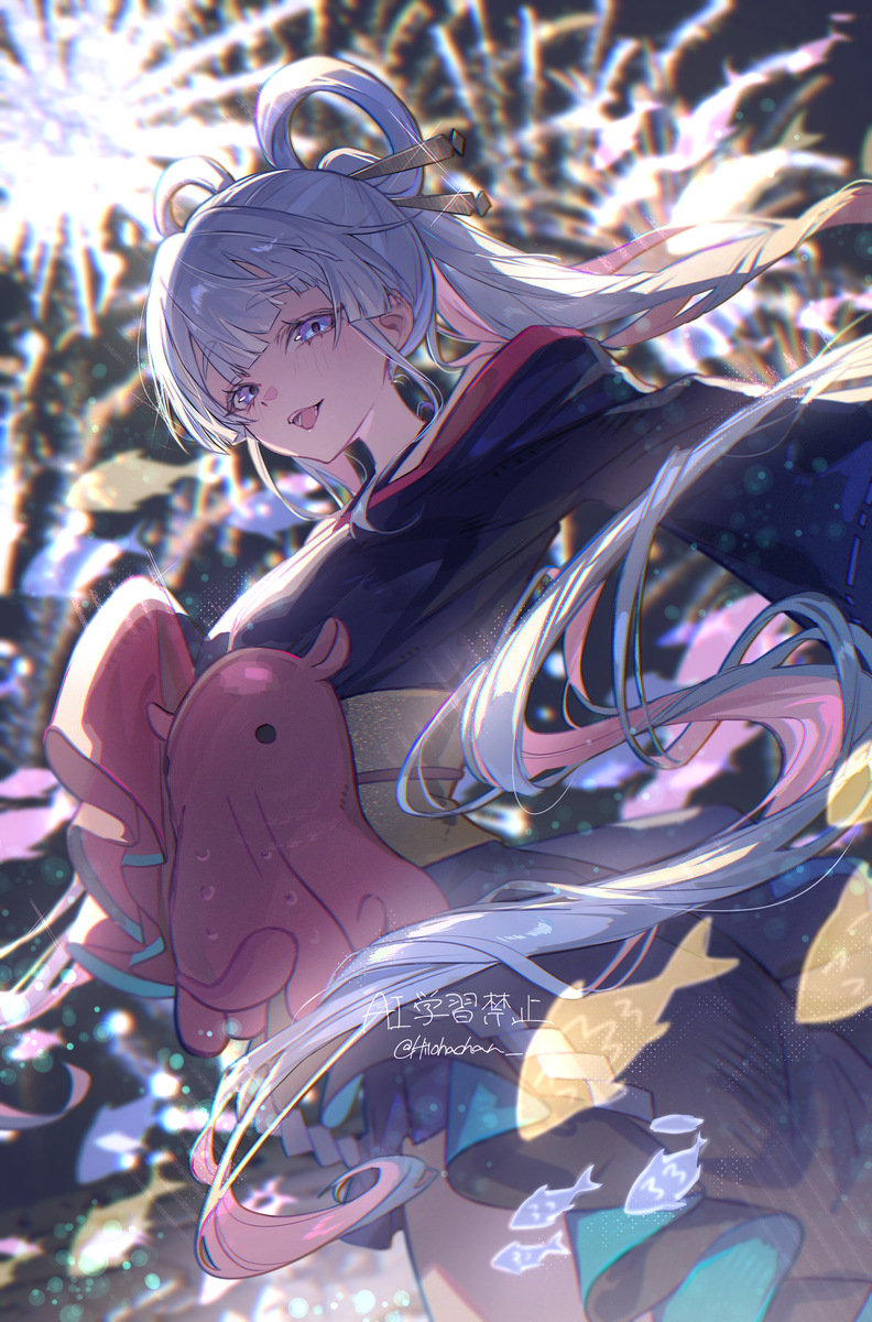 This is a pixiv picture whose title is 月見ヤチヨ.