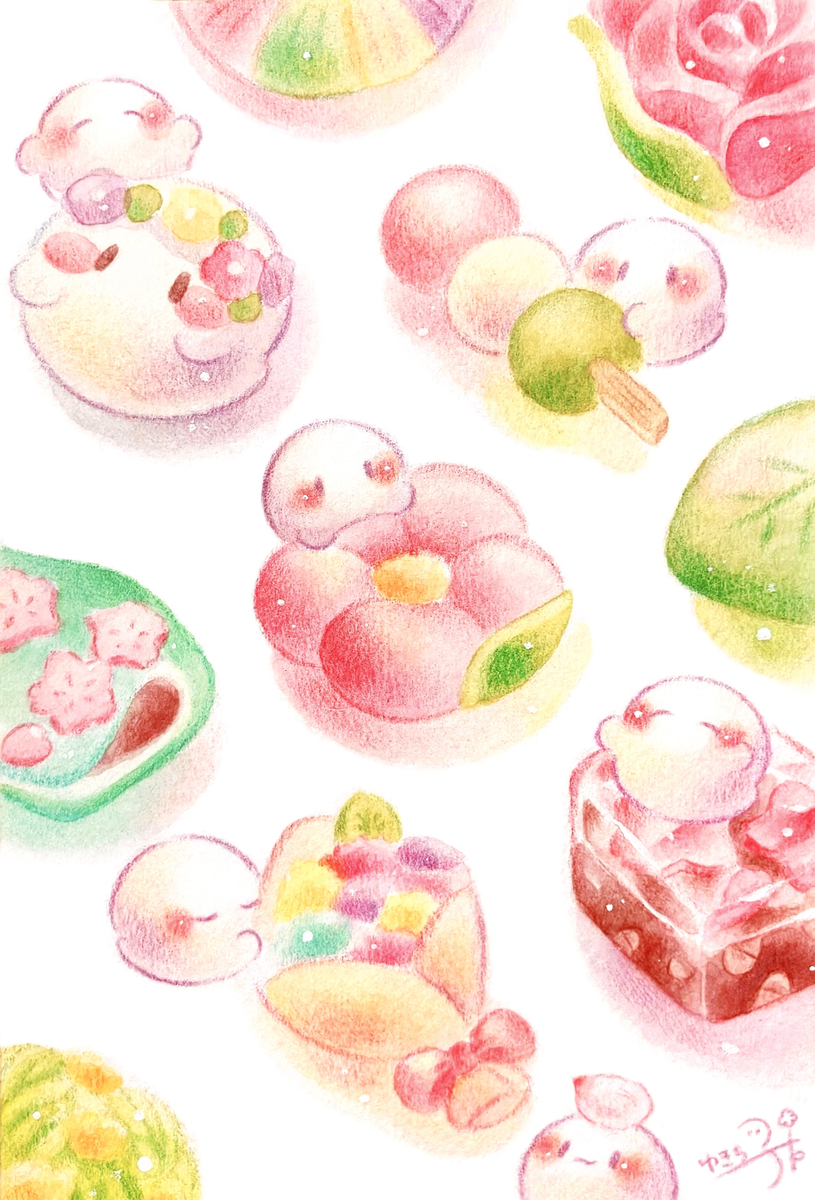 This is a pixiv picture whose title is ひとくちサイズの春.