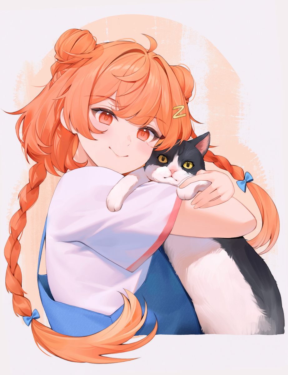 This is a pixiv picture whose title is 貓貓.