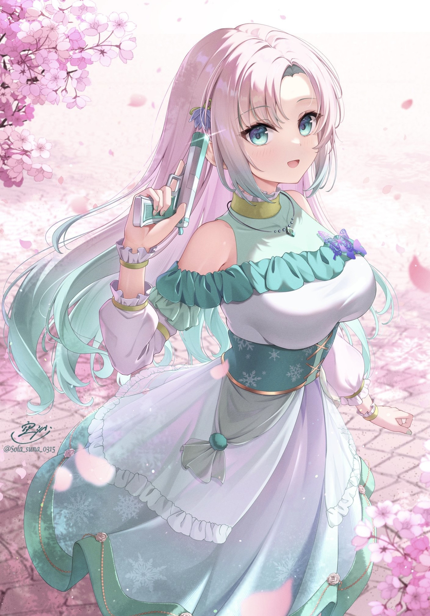 This is a pixiv picture whose title is skebリク絵18.