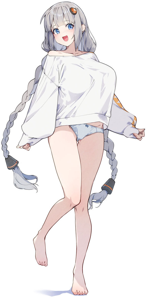 This is a pixiv picture whose title is あかりちゃん(はきわすれ).