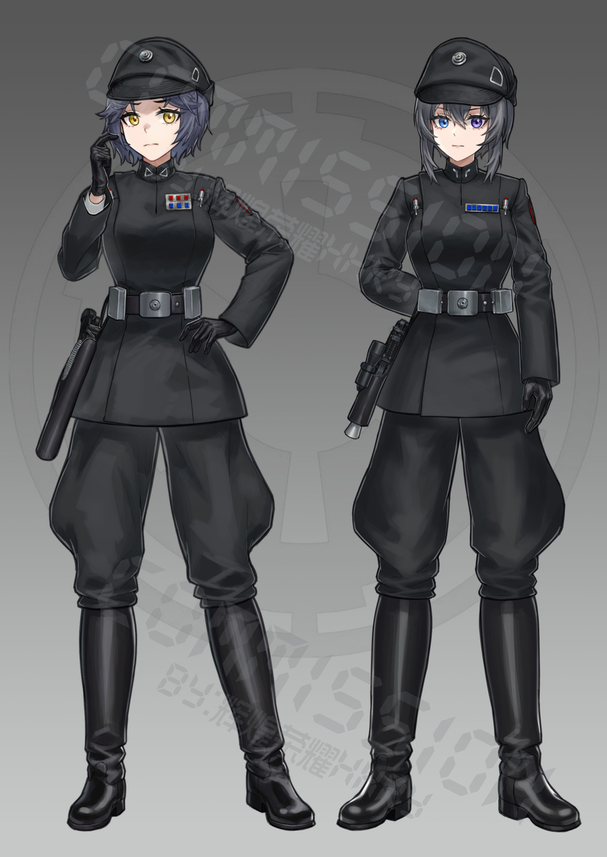 This is a pixiv picture whose title is 银河帝国海军军官.