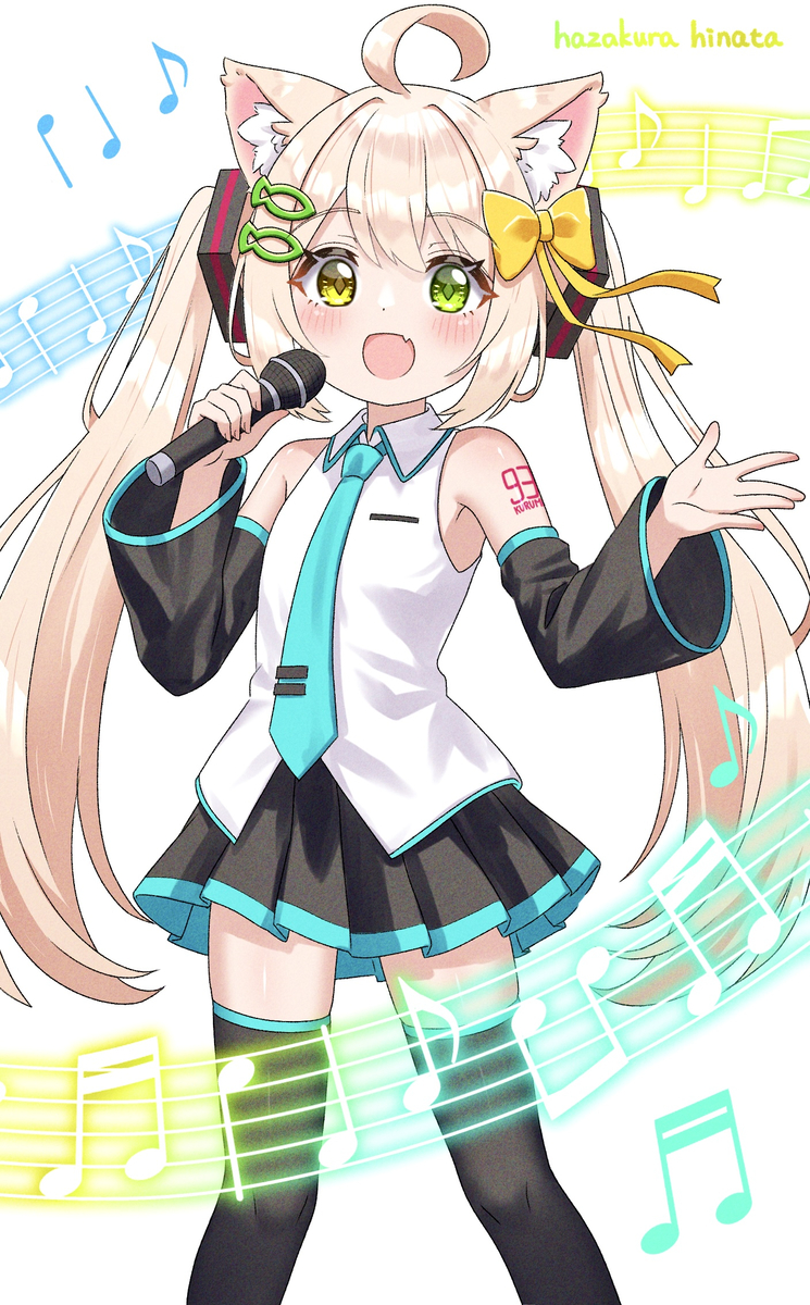 This is a pixiv picture whose title is ミクコスくるみちゃん！.