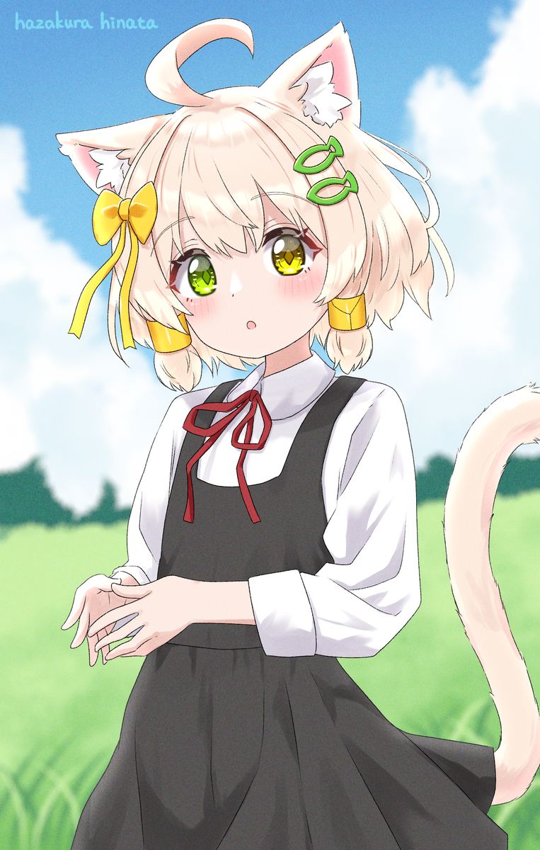 This is a pixiv picture whose title is おしとやかやちゃん！.