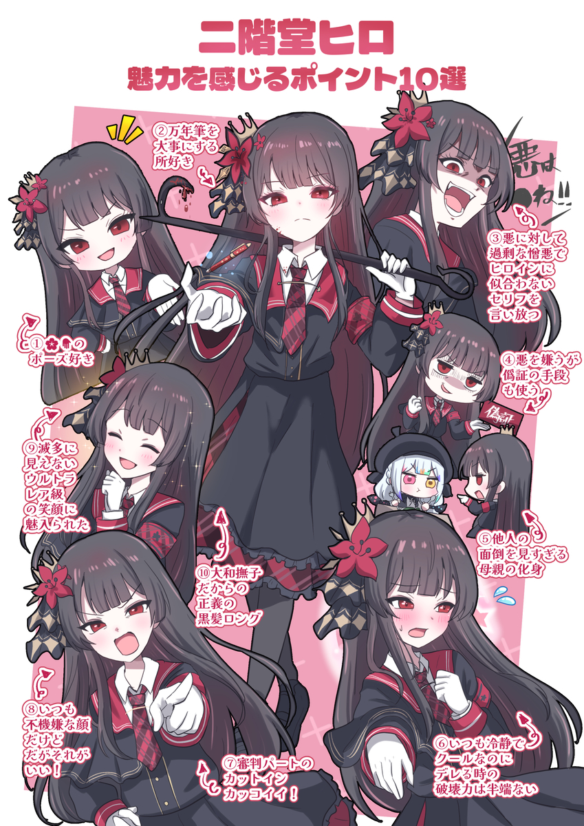 This is a pixiv picture whose title is 二階堂ヒロの魅力を紹介してみた.