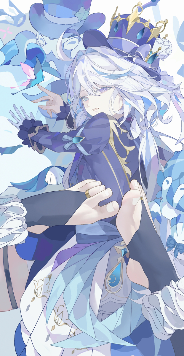 This is a pixiv picture whose title is 芙宁娜.