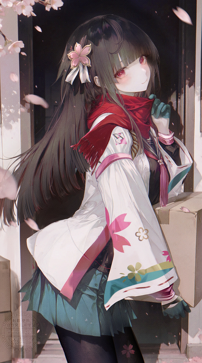 This is a pixiv picture whose title is 🌸.