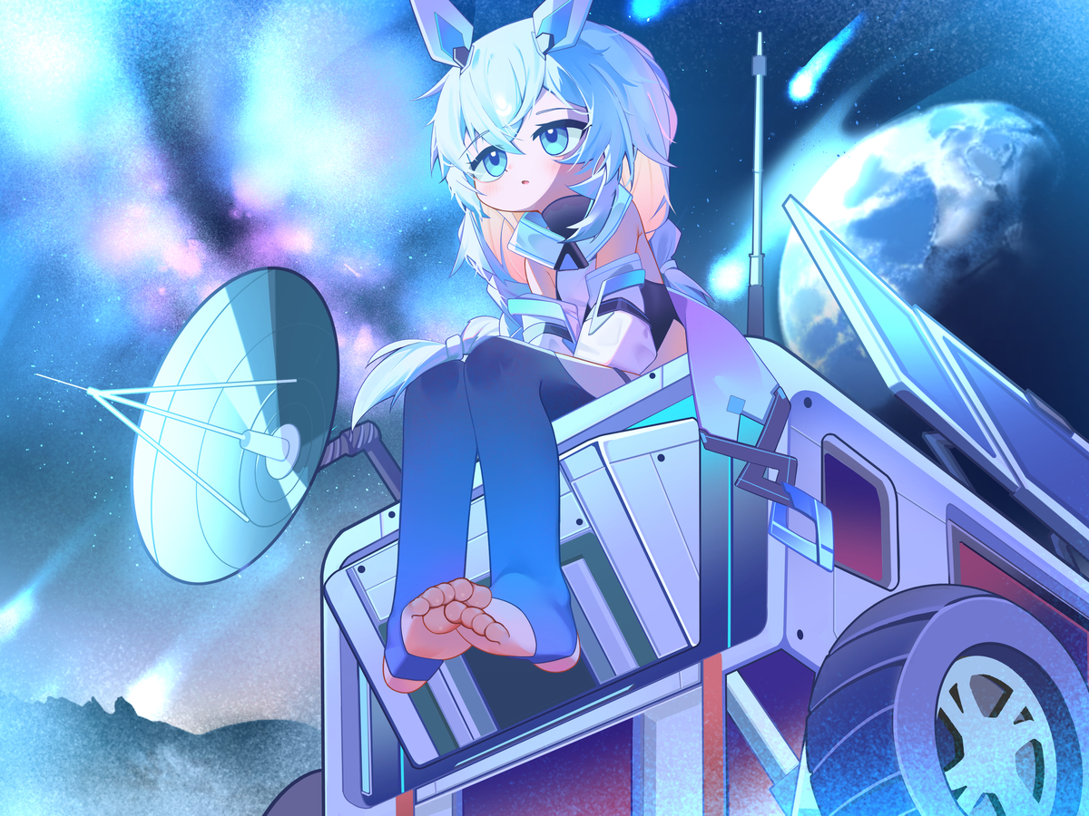 This is a pixiv picture whose title is 星星的礼物.