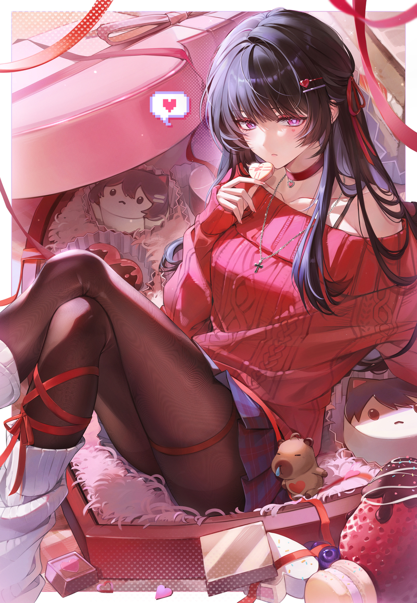 This is a pixiv picture whose title is 千咲💌🍫.