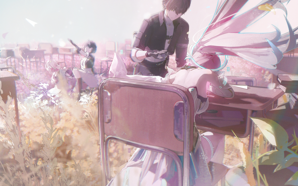 This is a pixiv picture whose title is 無題.