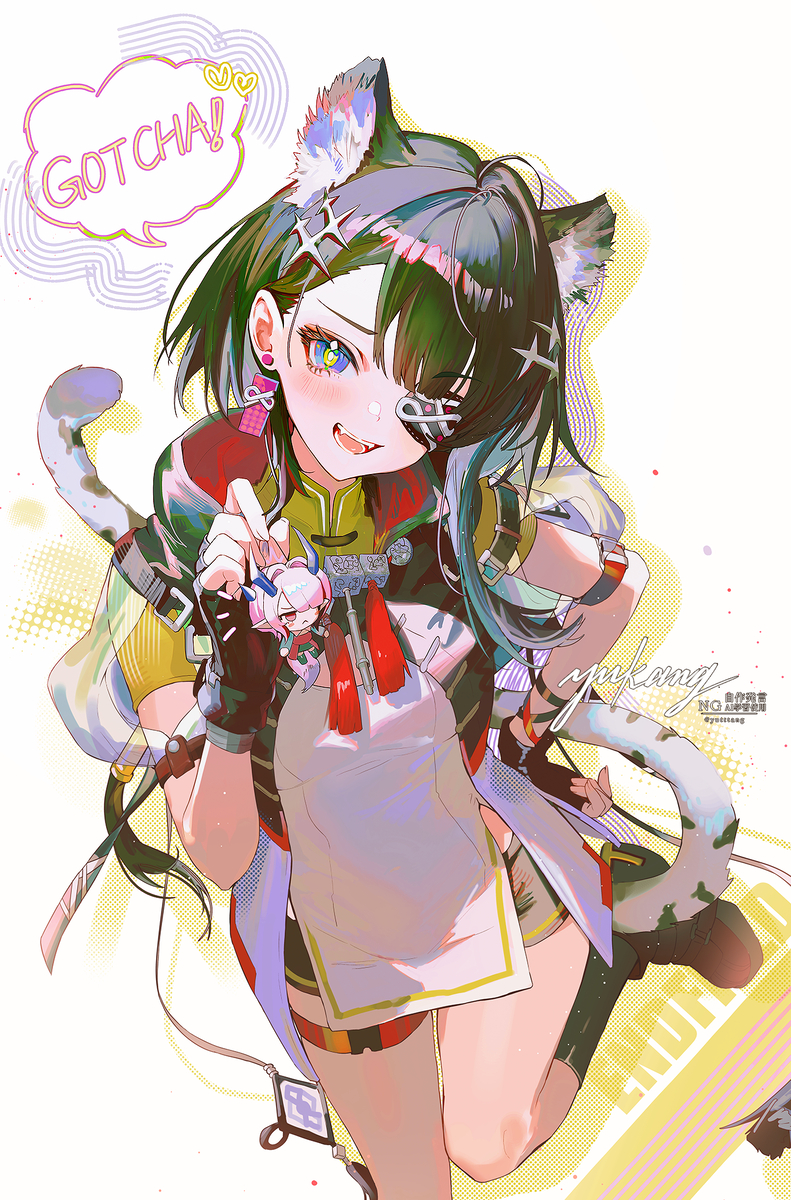 This is a pixiv picture whose title is 🔫.