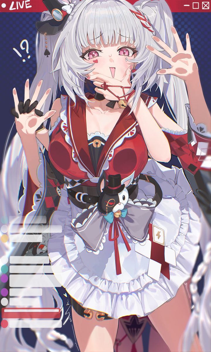 This is a pixiv picture whose title is 火花花.