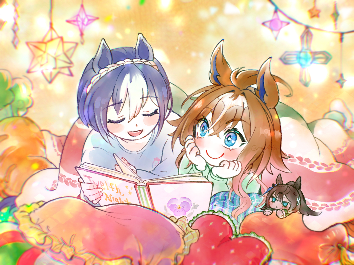 This is a pixiv picture whose title is 明日も善き日であるように.