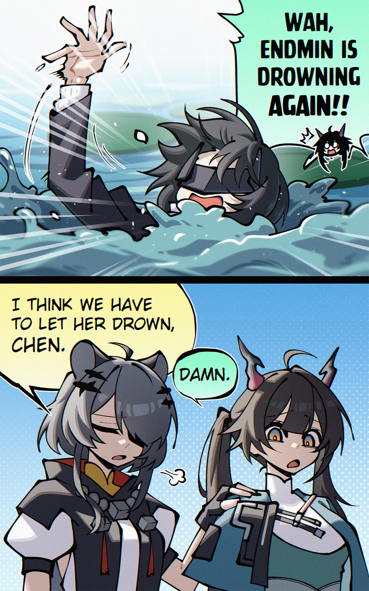 This is a pixiv picture whose title is Drown.