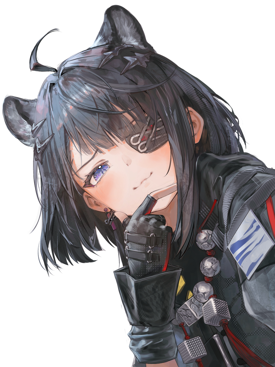 This is a pixiv picture whose title is silly tiger 🐯.