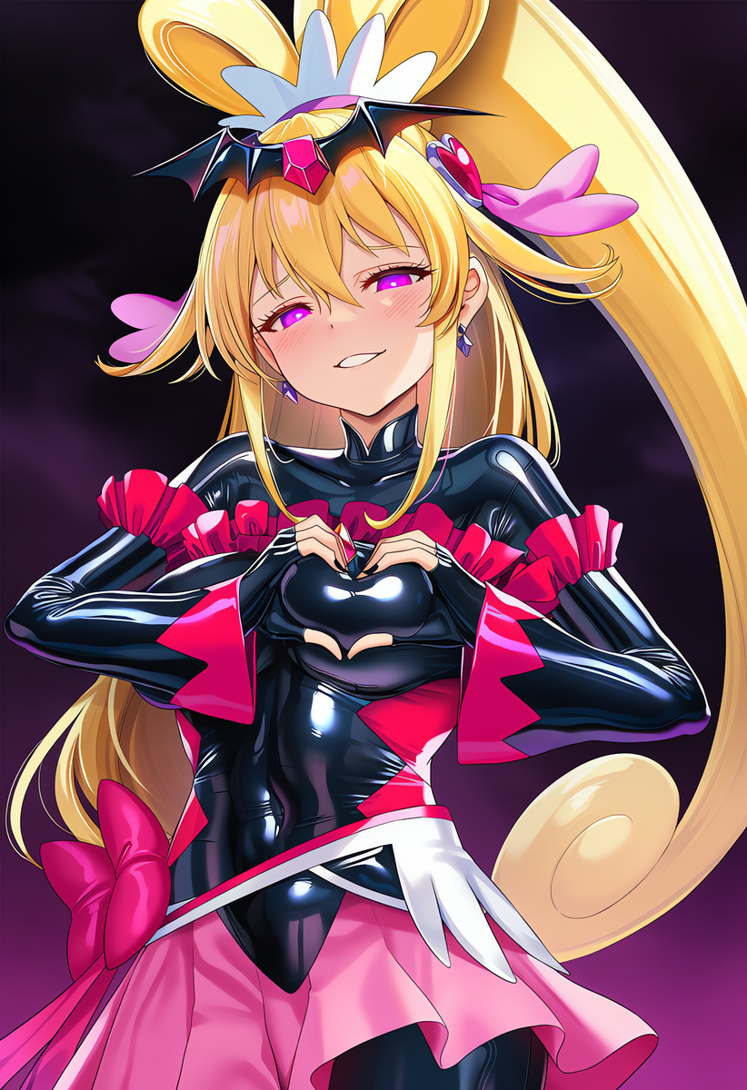 This is a pixiv picture whose title is バッドエンドハート.