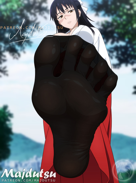This is a pixiv picture whose title is Utahime Feet.