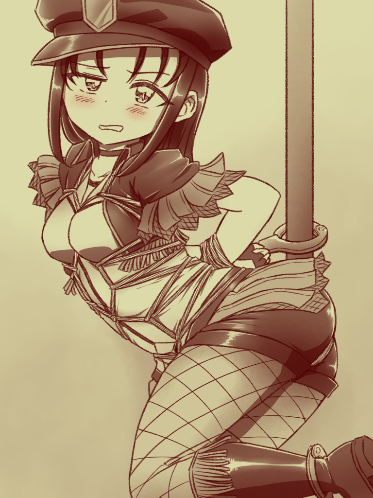 This is a pixiv picture whose title is 逆逮捕！.