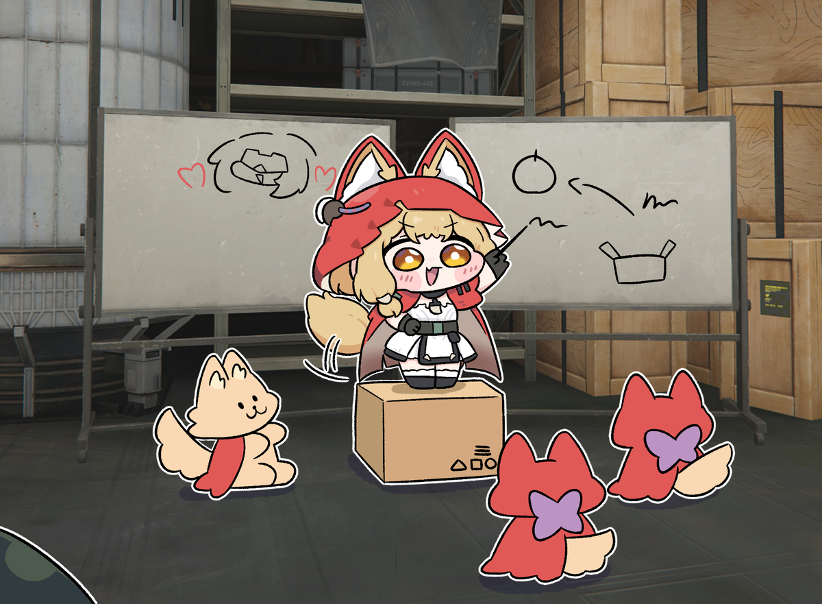 This is a pixiv picture whose title is 로시의 작전회의.