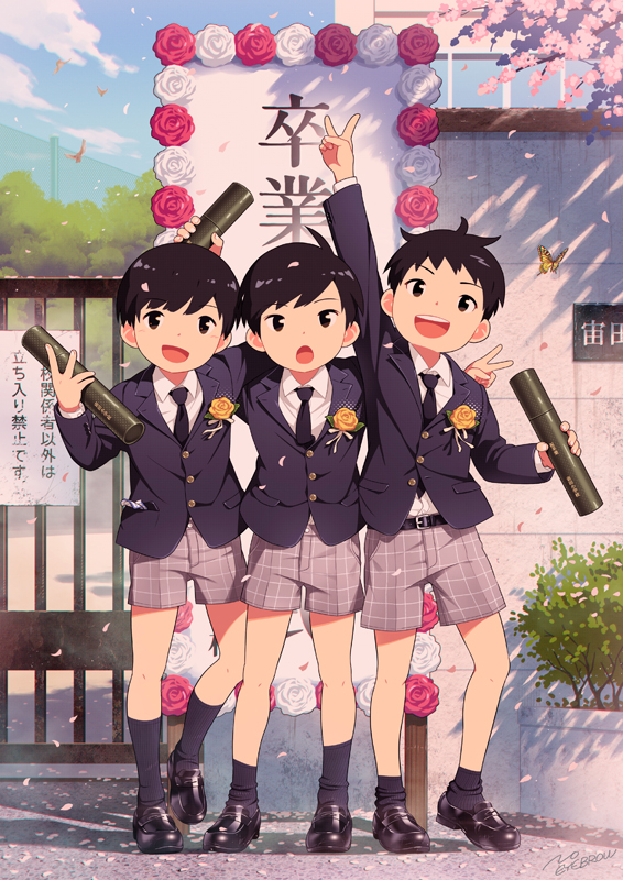 This is a pixiv picture whose title is 卒業おめでとう.