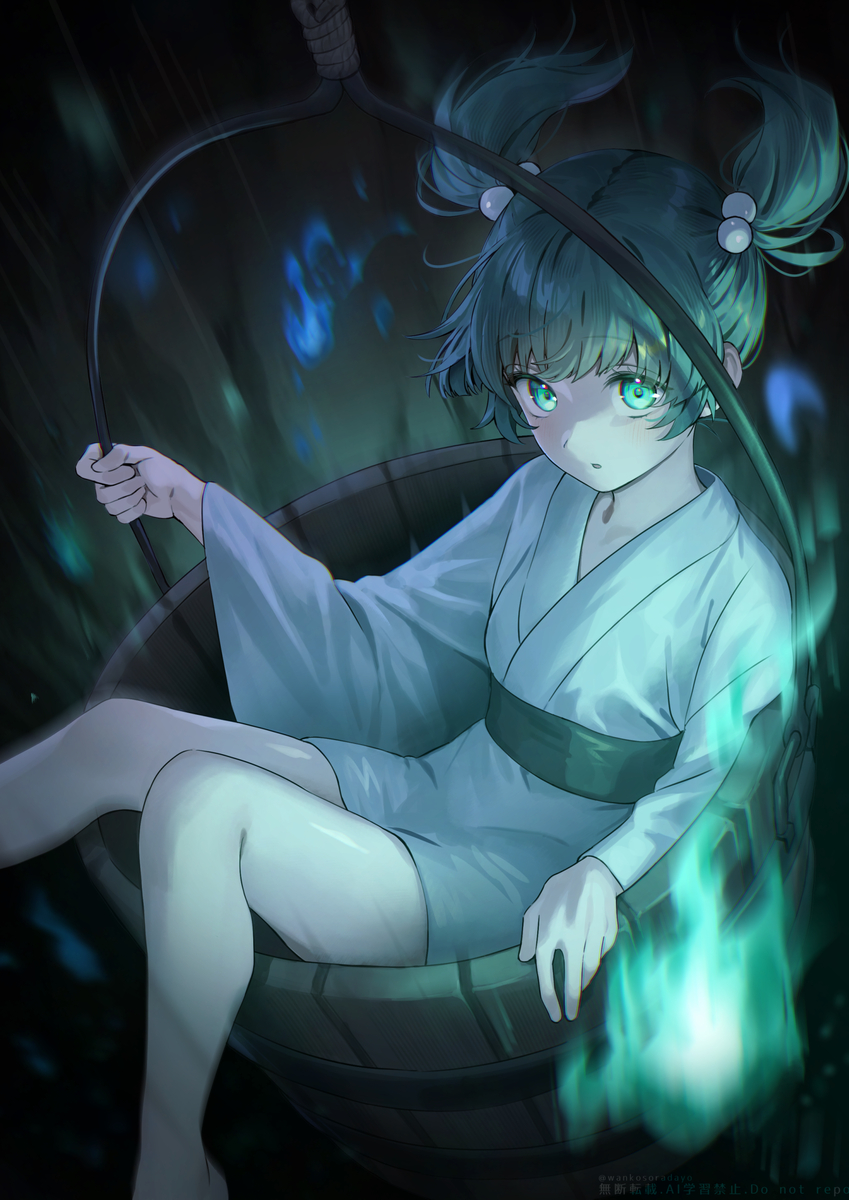 This is a pixiv picture whose title is キスメ.