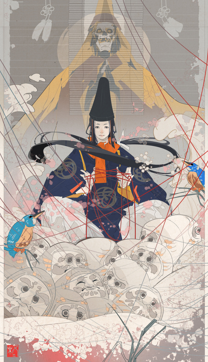 This is a pixiv picture whose title is 千年女.