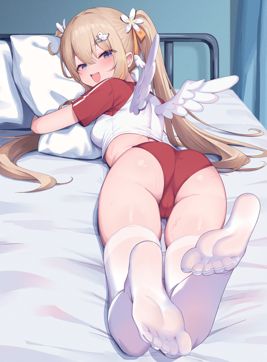 This is a pixiv picture whose title is 体操服あひりゅ02💦.